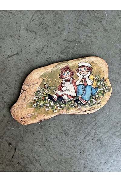 Vintage Rare 1974 Joan Mitchell Raggedy Ann Wall Plaque