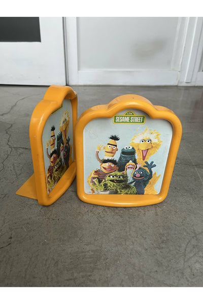 Vintage 1980 Sesame Street Bookends Set