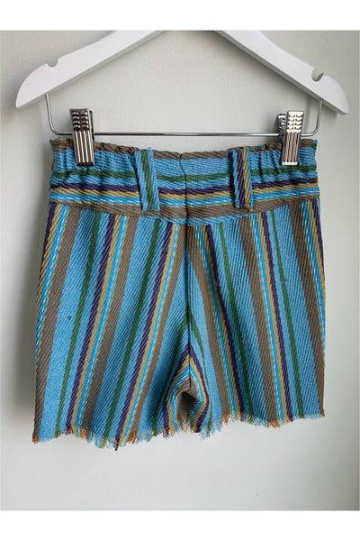Vintage 70’s Striped Patch Pocket Cut-Off Shorts - Approx 4 or 5
