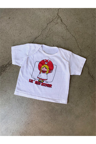 Vintage 1984 Baby “Lil’ Red Rooter” Graphic Tee - Approx Size 9 or 12 mos