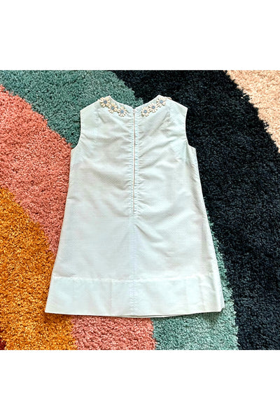 Vintage 60’s Daisy Polka Dot Dress - Approx Size 7