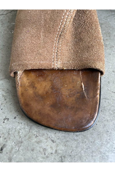 Vintage 60’s Suede Gladiator Go Go Boots - Approx Size 8.5/9